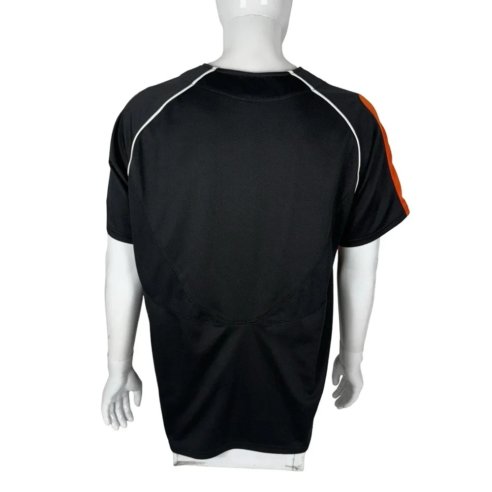 Nike Baltimore Orioles Mens Large Jersey MLB Black Alternative Cartoon Vintage